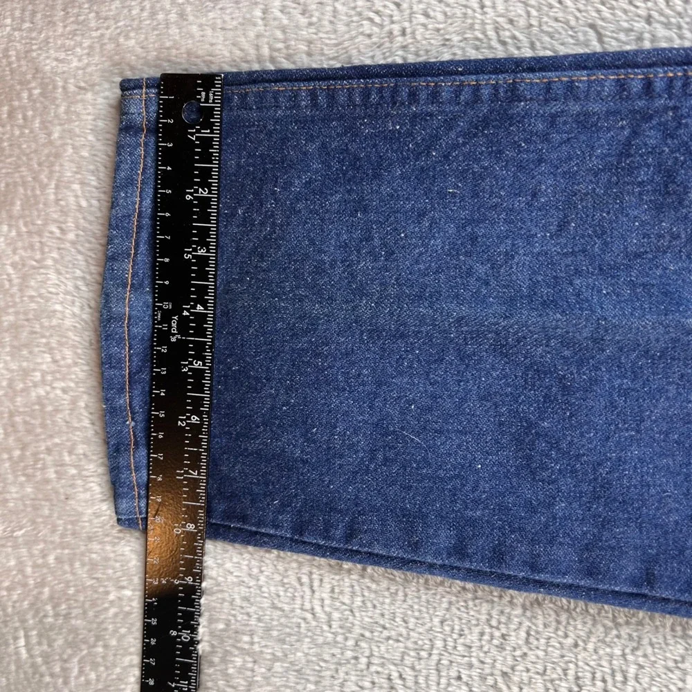 Wrangler 936PWD Cowboy Cut Slim Fit Jeans Mens 33x30 Dark Wash Indigo USA Made